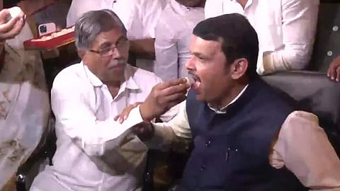 Devendra Fadnavis and Chandrakant Patil