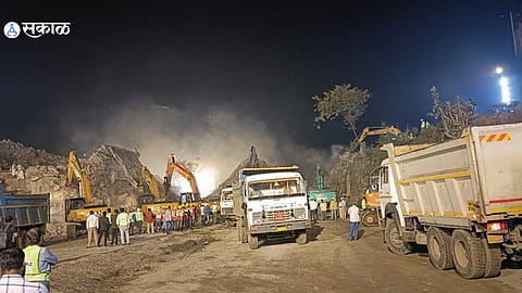 Chandni Chowk Bridge Demolition Live