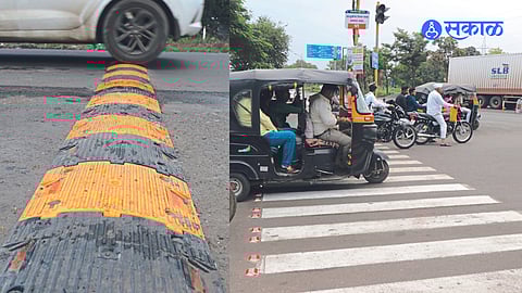 Speed Breaker & Zebra Strips