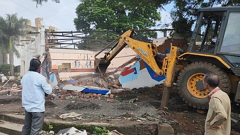 Encraochment Demolished by NMC