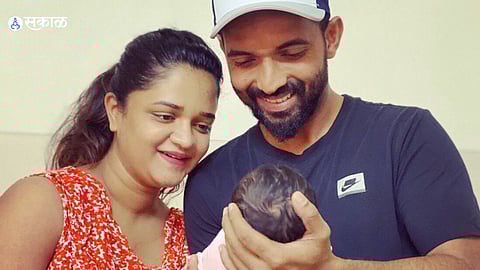Ajinkya Rahane Welcome His Second Child Baby Boy On the Occasion Of Vijayadashami