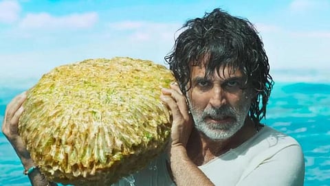 Akshay Kumar Remove his shoes before ramsetu song jai shree ram launch video .goes vrial.