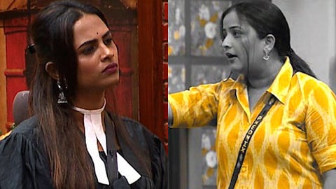 Bigg Boss Marathi 4 amruta dhongade and apurva nemlekar fights rokh thokh task