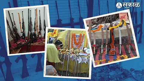 Dasara shastra puja