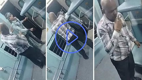 Viral Video: काळजाचा चुकेल ठोका, चालत्या ट्रेनमधून दिलं ढकलून