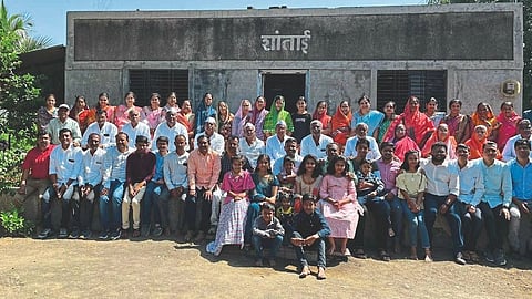 The Patil family here celebrated Diwali with unity at mulane