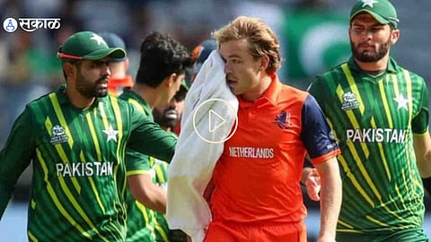 Pak vs Ned Bas De Leede Injury
