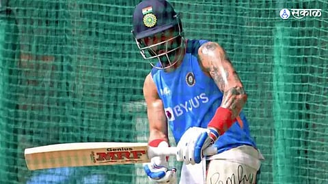 virat kohli joins babar azam net practice