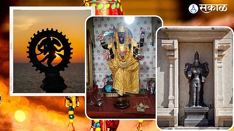 gods and goddesses in the temple