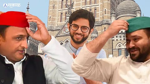 Akhilesh Yadav, Aditya Thackeray and Tejaswi Yadav