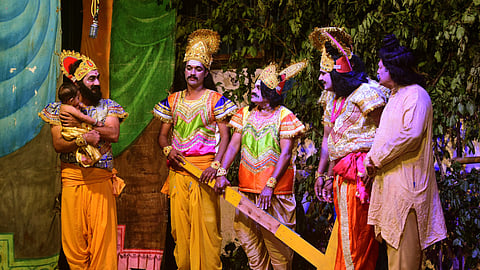 Scene between Ramleela