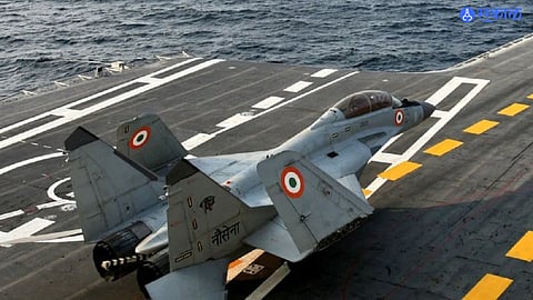 MiG 29K fighter aircraft crashed