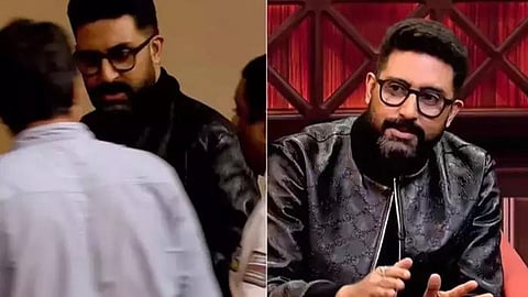 Abhishek Bachchan gets angry after making fun of father amitabh bachchan, he walks out of 'case toh banta hai' a comedy show