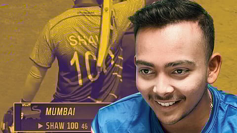 Prithvi Shaw Syed Mushtaq Ali Trophy 2022