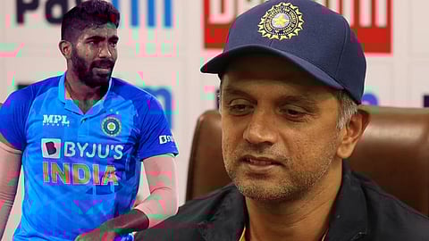 Rahul Dravid Statement Over Injured Jasprit Bumrah