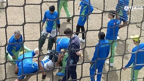 Ball Hit On Pakistan batter Shan Masood Head on Friday