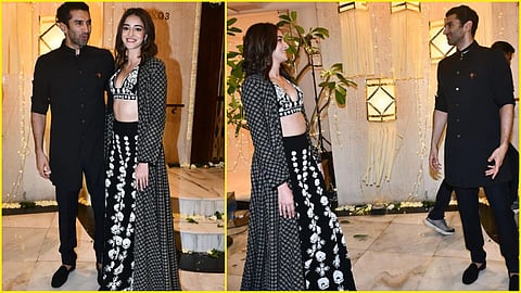 Ananya Panday and Aditya Roy Kapur Looked Visibly Cosy At Kriti Sanon’s Diwali Party fans said they are Dating