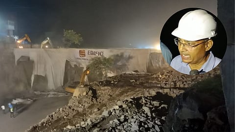 Chandani Chowk Bridge Domolished