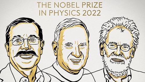 Nobel Prize in Physics jointly won by Alain Aspect John F Clauser Anton Zeilinger for experiments with entangled photons