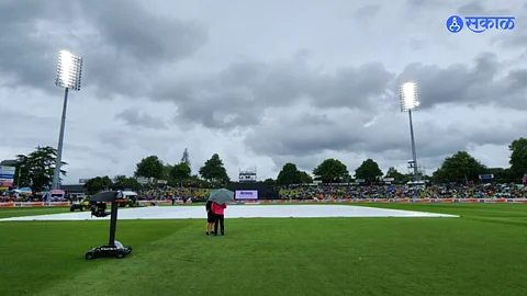 Ind Vs Nz 2nd ODI : सामना पावसामुळे रद्द, न्यूझीलंड मालिकेत 1-0 आघाडीवर
