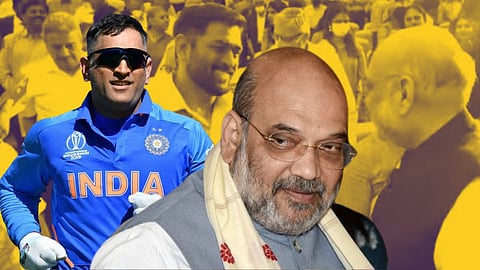 Amit Shah MS Dhoni Chennai