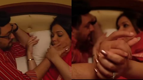 swapnil joshi and shilpa tulaskar intimate bed scene viral in tu tevha tashi zee marathi serial