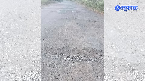 Potholes on Umrane Road.