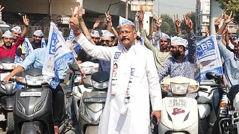 Aap leader Sandeep Bhardwaj
