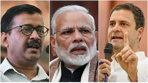 Narendra Modi, AAP ANd Congress