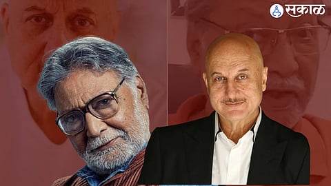 Anupam Kher Share actor Vikram Gokhale unseen video,reciting a poem