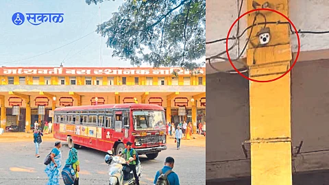 CCTV cameras installed in central bus stand.