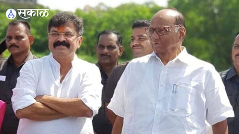 Jitendra Awhad sharad Pawar
