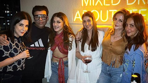 Rhea Chakraborty Parties With Karan Johar, Gets Trolled By Sushant Singh Rajput's Fans