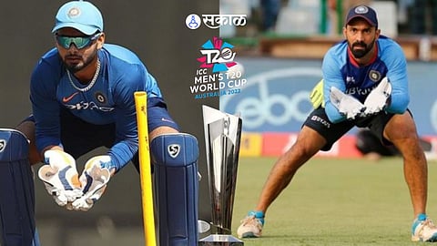 Rishabh Pant Will Paly In India vs England Semi Final Dinesh Karthik Give Practice Drills