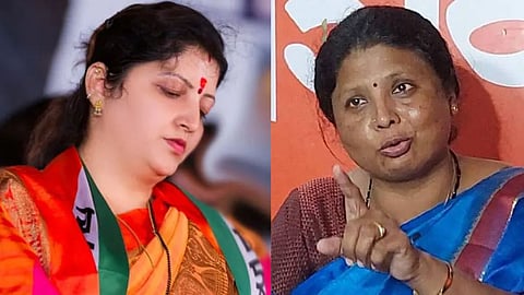 Sushma Andhare and Rupali Chakankar