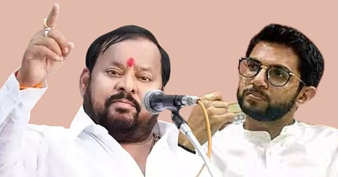 mla shahaji patil and aaditya thakare