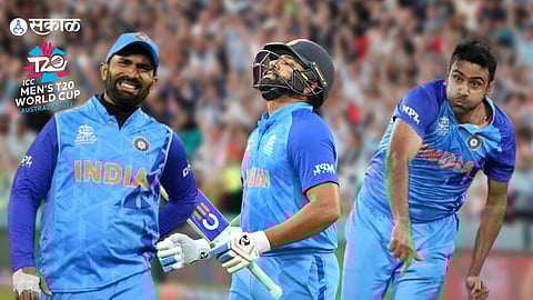 team india dinesh karthik r ashwin and rohit sharma