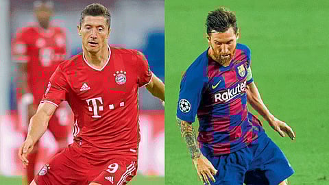 Lionel Messi vs lewandowski