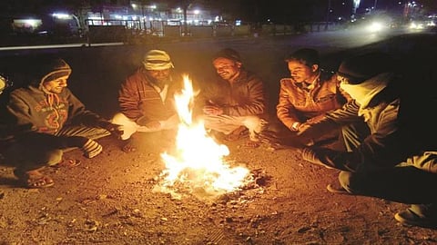 Fires lit by the fury of growing cold.