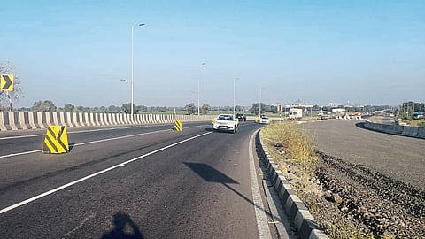 Road Coating Work Incomplete