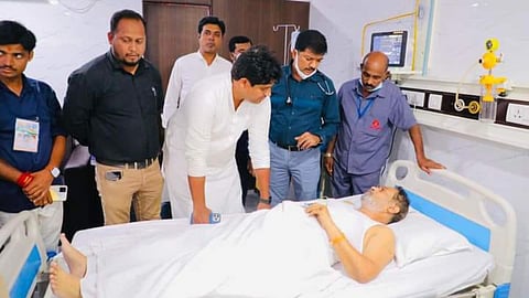 Bharat Jodo Yatra Latest Update Nitin Raut injured