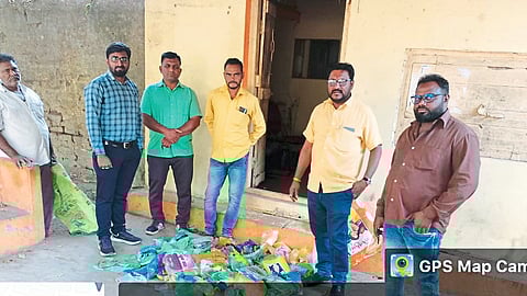 Plastic and team caught in anti-plastic campaign