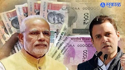 Rahul Gandhi and Narendra Modi
