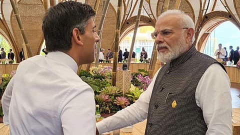 rishi sunak and Narendra Modi