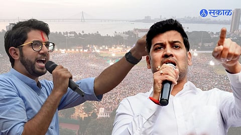 Shrikant Shinde and Aditya Thackeray