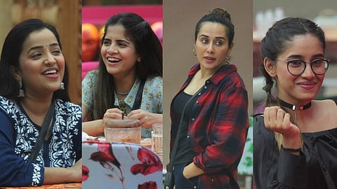 all contestant happy faces photos in Bigg Boss Marathi 4