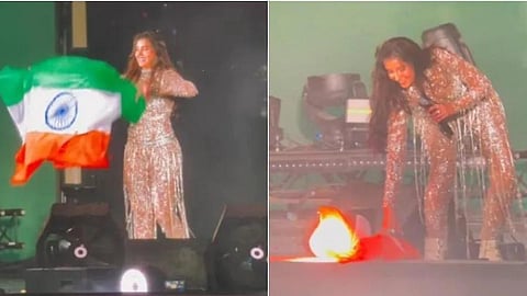 Nora Fatehi trolled for holding flag wrong way fifa world cup 2022