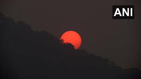 Assam Guwahati witnesses beautiful sunset to end the year 2022