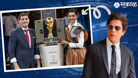 after pathaan movie trolling Deepika Padukone In FIFA is it answered to trollers or shah rukh khan setting