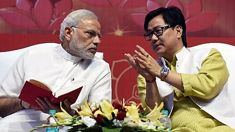 Narendra Modi Kiren Rijiju
